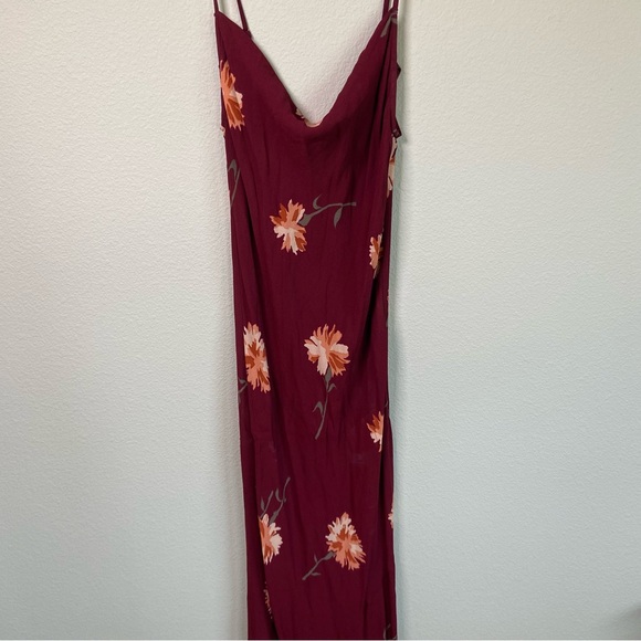 Reformation Auburn floral Santiago Maxi Slip Slit Dress - Picture 2 of 12